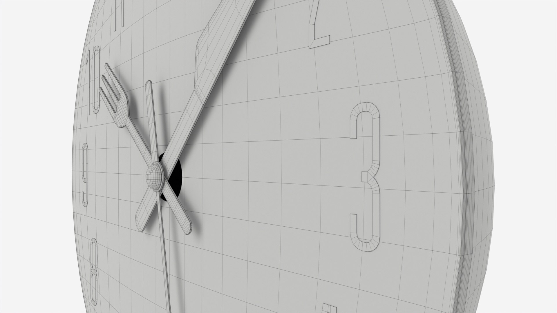 Modern Design Large Wall Clock 09 3D Model - TurboSquid 1920583