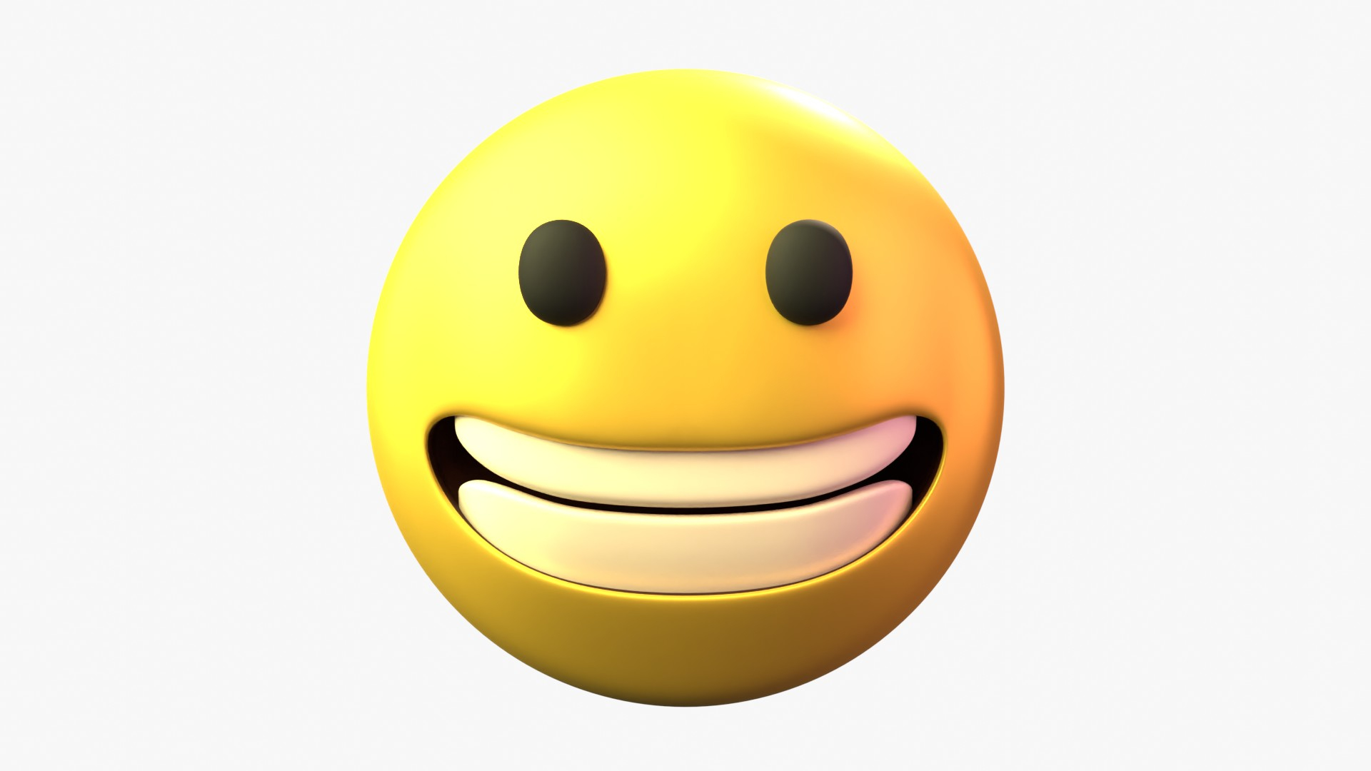 3D Emoji Face Happy 3D model - TurboSquid 2140429