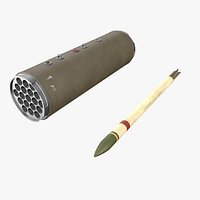 XM-159 Launcher With 70mm Missile --299--