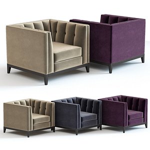 sofa chair alexander armchair 3D model