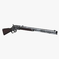 Winchester Model 1873 Lever Action Rifle Rigged