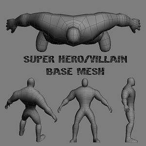 Super Villain-Hero Blank