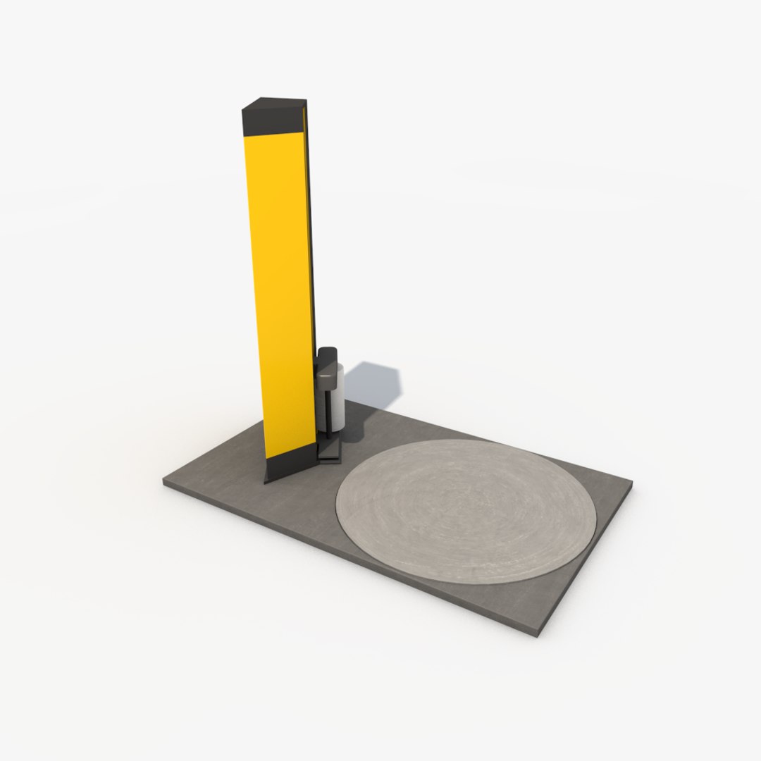 Industrial Accessory Palette Wrapper 3ds