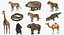 Coleção 7 de Animais Africanos