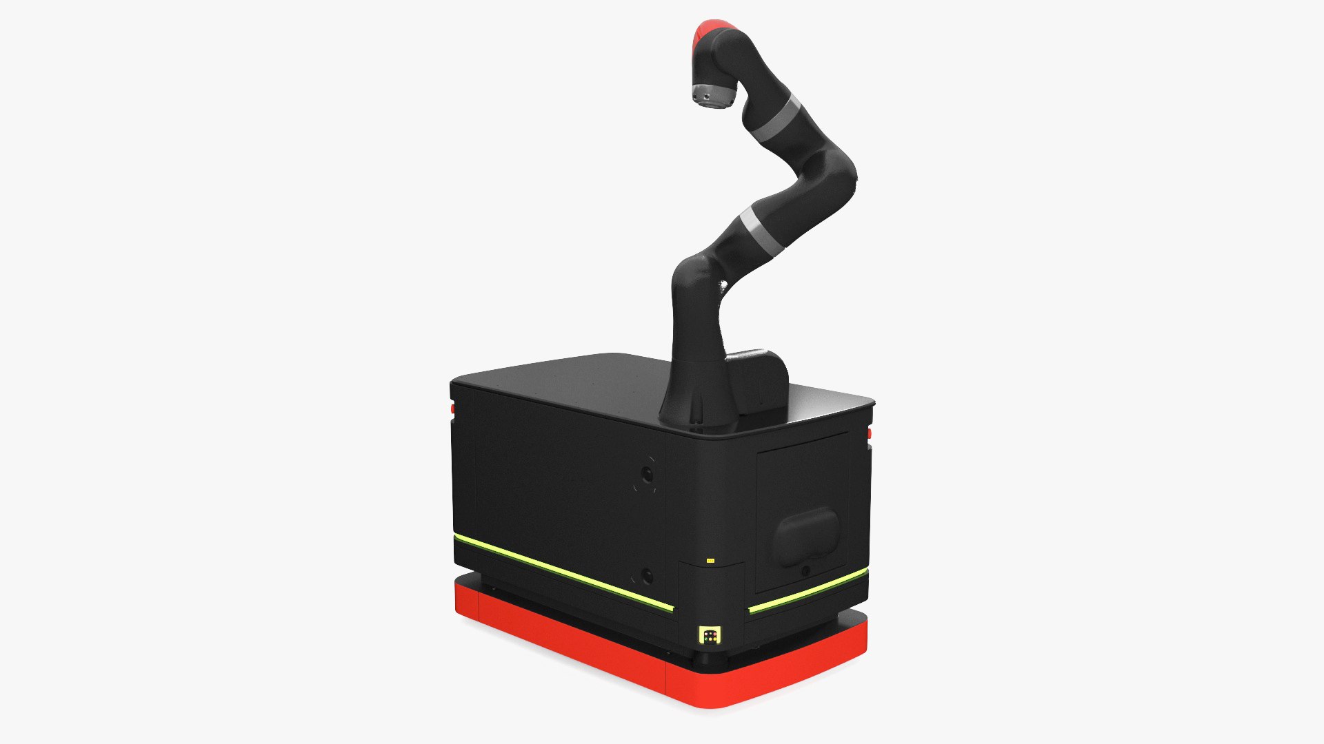 Mobile Robot Hand Rigged 3D model preview