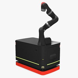 Mobile Robot Hand Rigged model