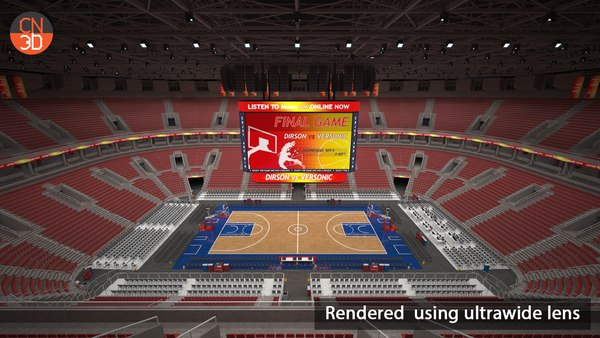 Two basketball arenas 3D Model Collection Model 3D - TurboSquid 1943861