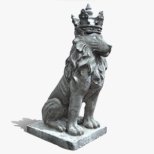 Lion statue model