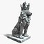 Lion statue model