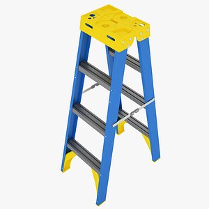 stepladder double sided 3d max