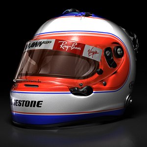 Rubens Barrichello 2009 F1 Helmet