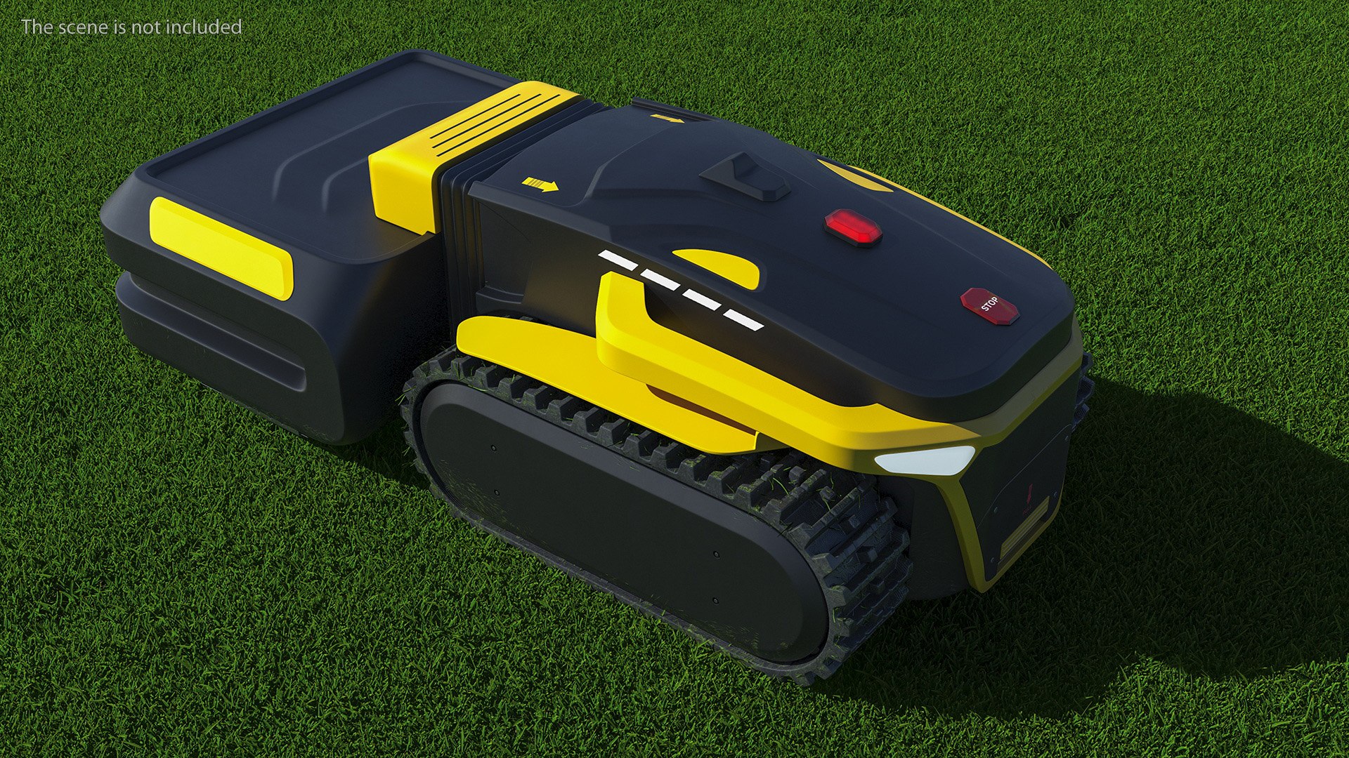 Automated Lawn Mower Rigged 3D Model - TurboSquid 2181324