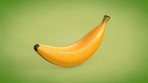 3D banana