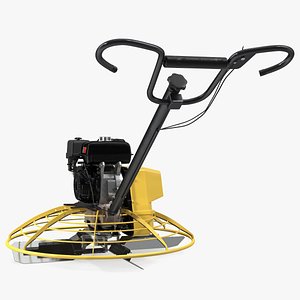 Yellow Power Trowel 3D