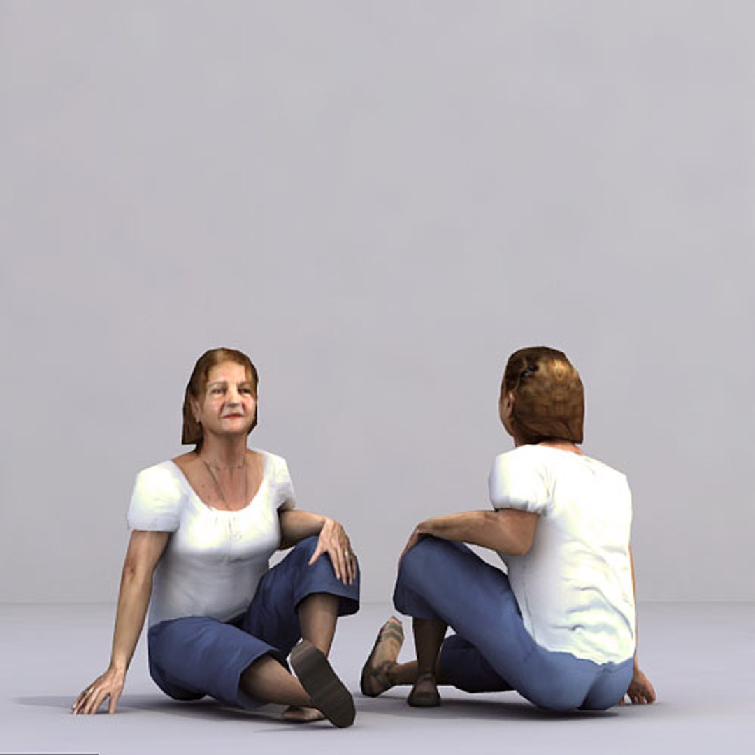 3d model axyz human characters