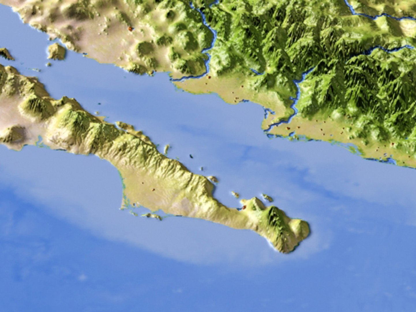 Mexico Resolution Relief Maps 3d Model