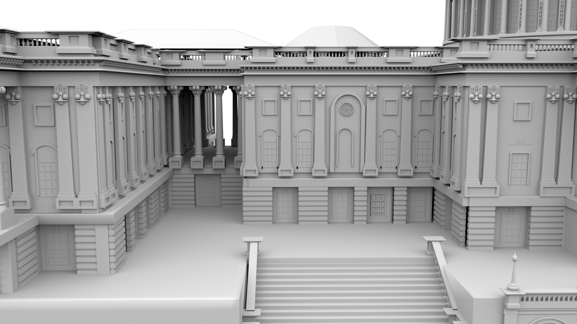 3D Usa Parliament Model - TurboSquid 1661719