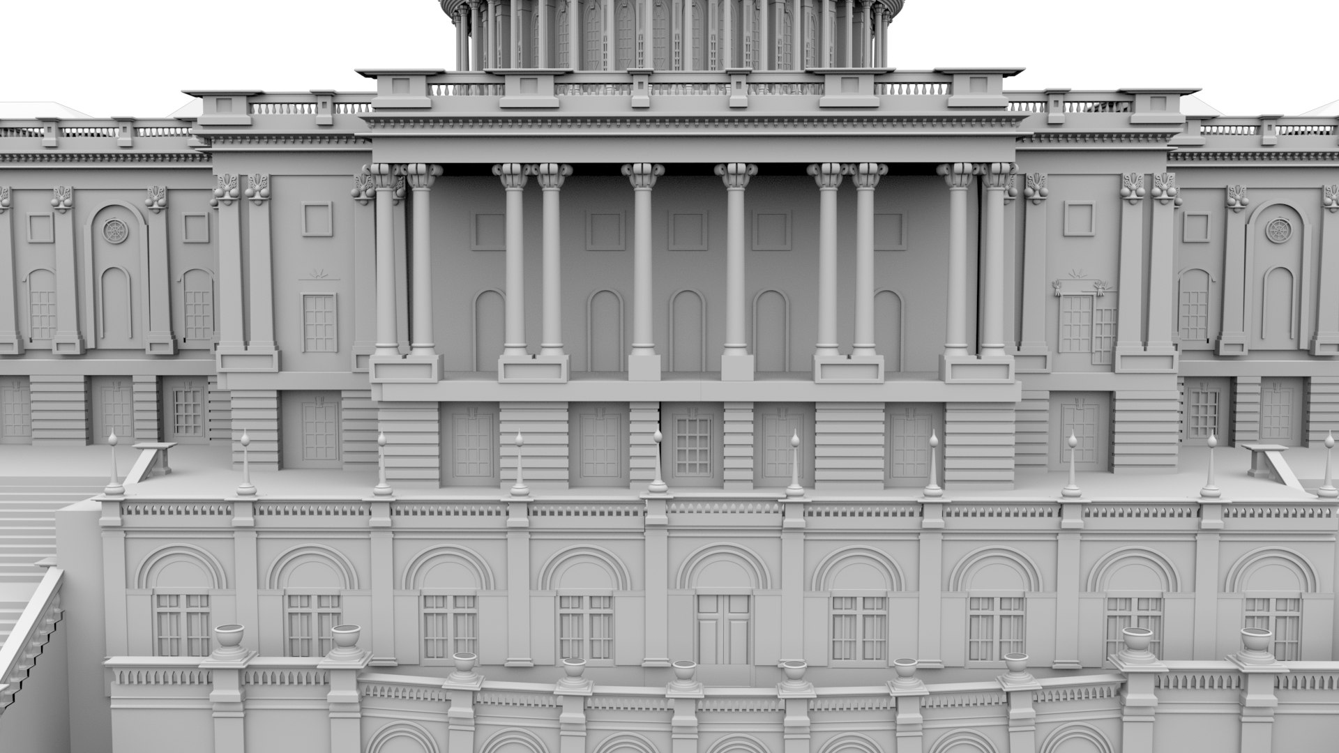 3D Usa Parliament Model - TurboSquid 1661719