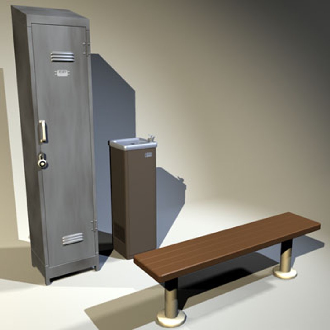 3d Model Locker Gym Dressing Room