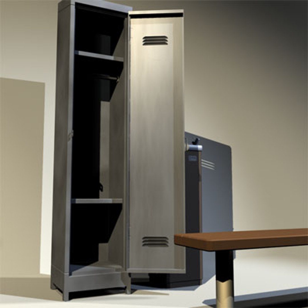 3d Model Locker Gym Dressing Room