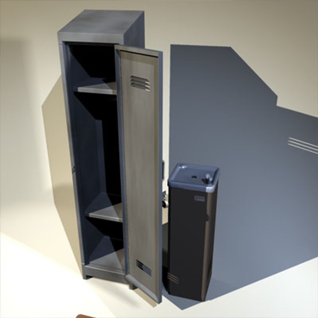 3d Model Locker Gym Dressing Room