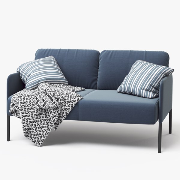 Modello 3D Divano IKEA GLOSTAD TurboSquid 2158043