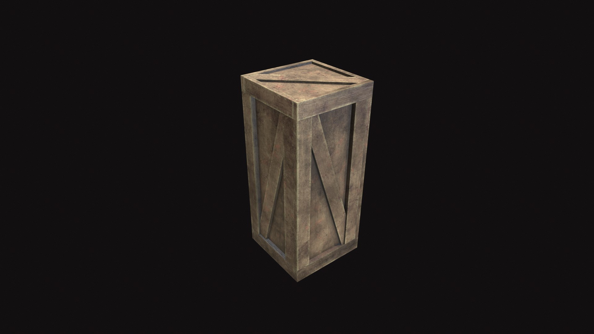 Medieval Wooden Box 3D - TurboSquid 2311786
