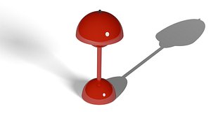 Flowerpot lamp inspiration by Verner Panton 3D model