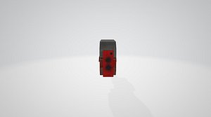 futuristic gun 3D model