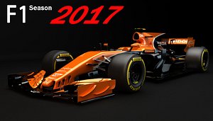 F1 Mclaren MCL32 Honda 2017
