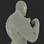 wrestler pose 1 3d model