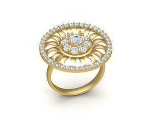 3D jewelry fashion ring