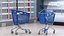 Shopping Baskets and Trolley Collection 7 3D model