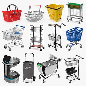 Shopping Baskets and Trolley Collection 7