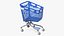 Shopping Baskets and Trolley Collection 7 3D model
