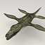 3d model pliosaurus rigged
