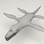 3d model pliosaurus rigged