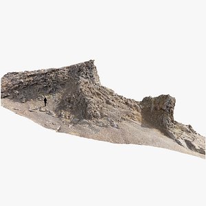 Spiky Cliff Formation - 3D PBR Model
