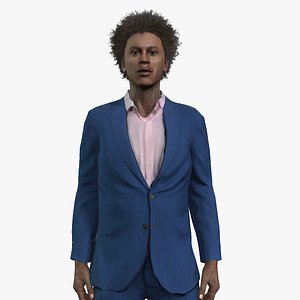 African Male Character 3D