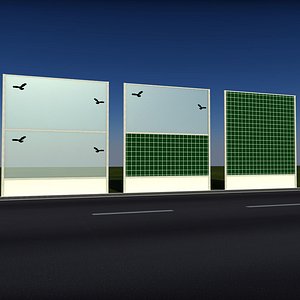 Checker noise barrier