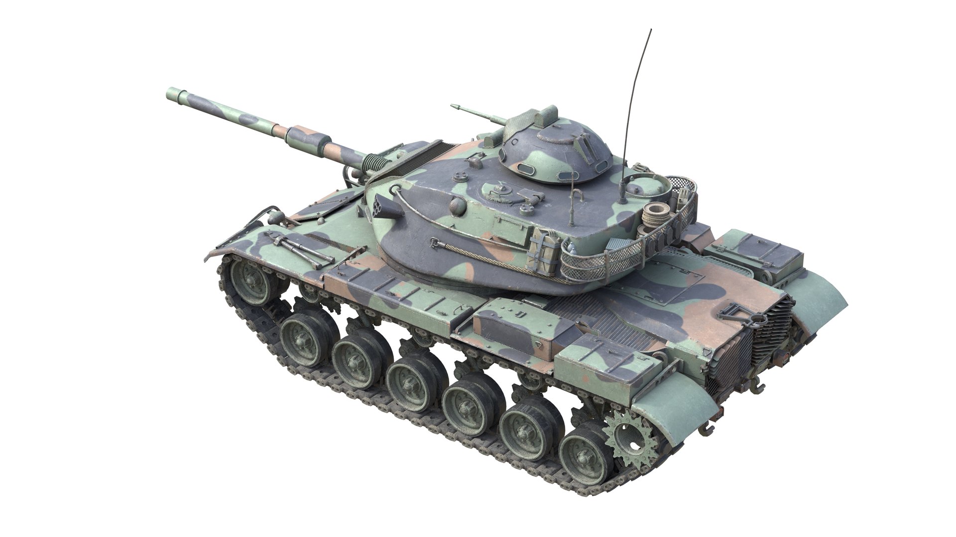 M60 Main Battle Tank 3D Model - TurboSquid 2342311