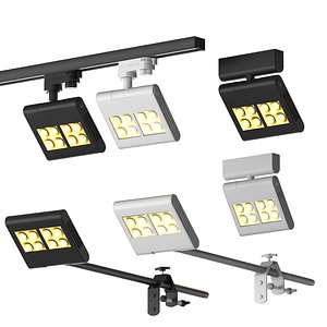 3D lamps adjusted