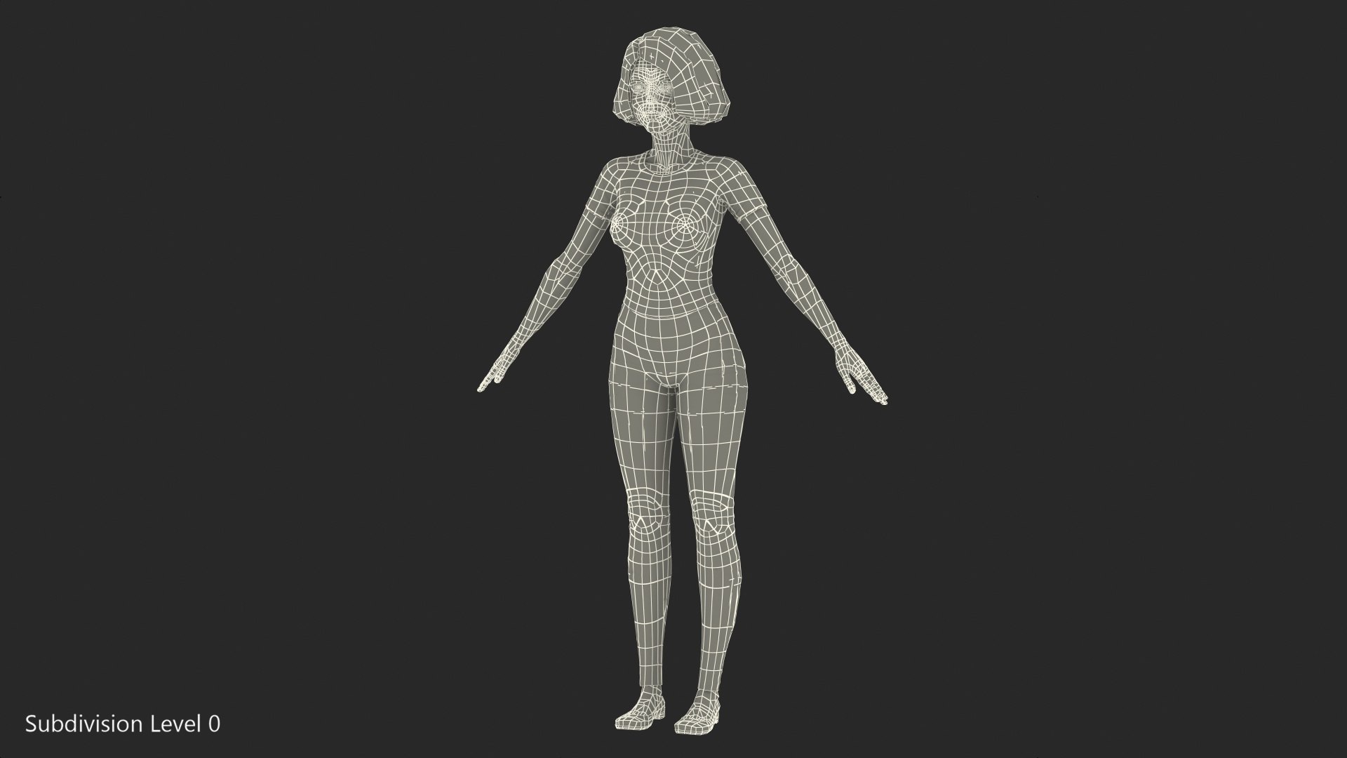 3D Model Cartoon Young Girl Casual - TurboSquid 1440346
