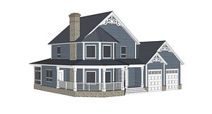 3D Victorian House -19 model