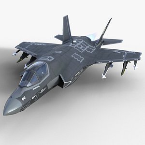 Aircraft Ghost fighter 3D model