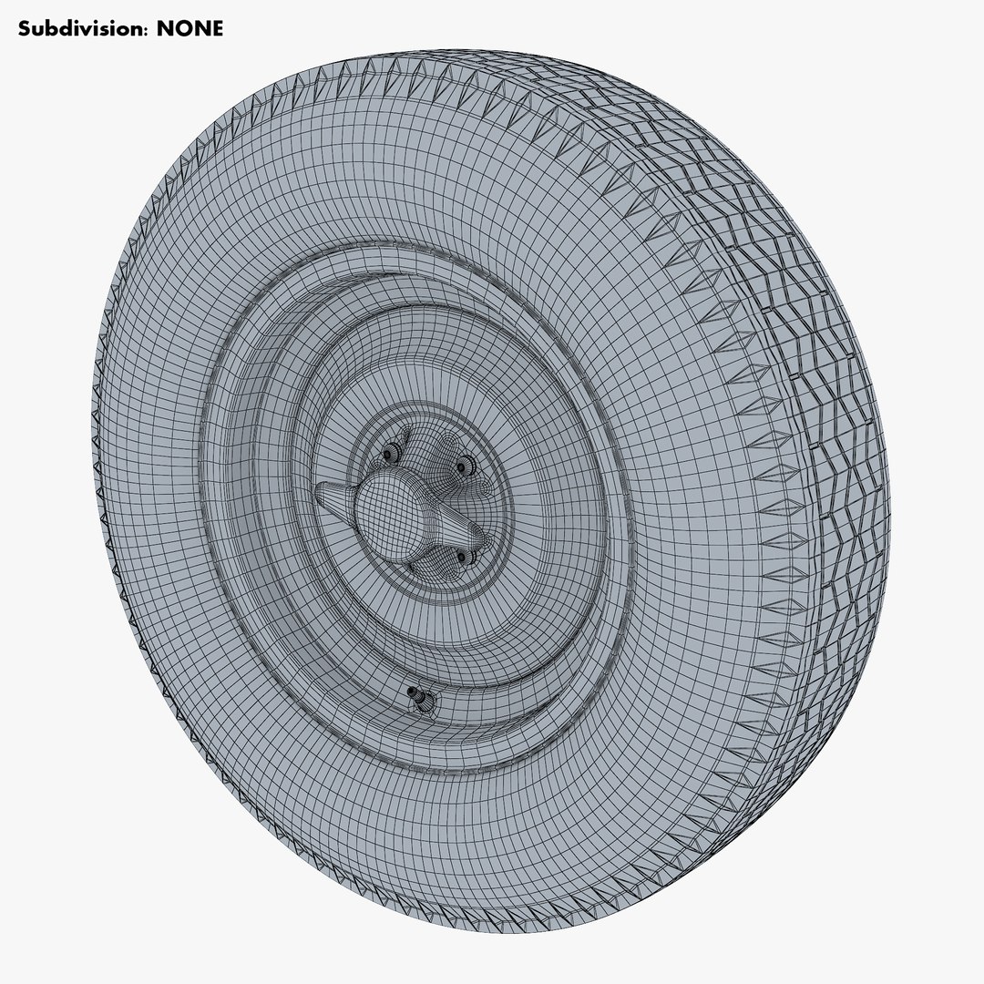 Retro Car Wheel M 1 3D Model - TurboSquid 2215428