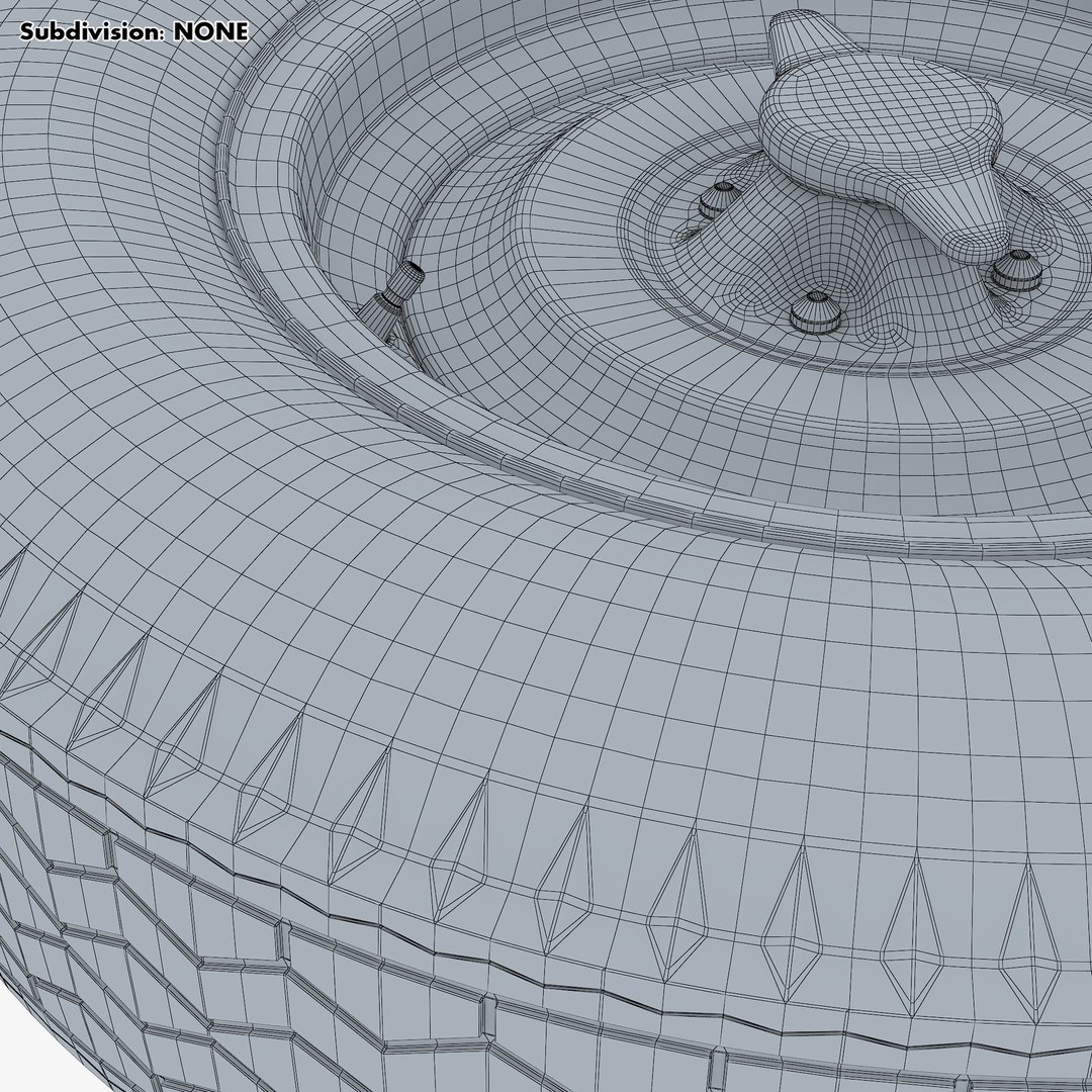 Retro Car Wheel M 1 3D Model - TurboSquid 2215428