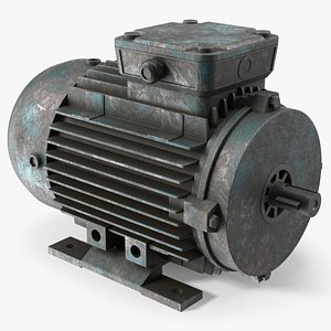 3D Used Three Phase Induction Motor