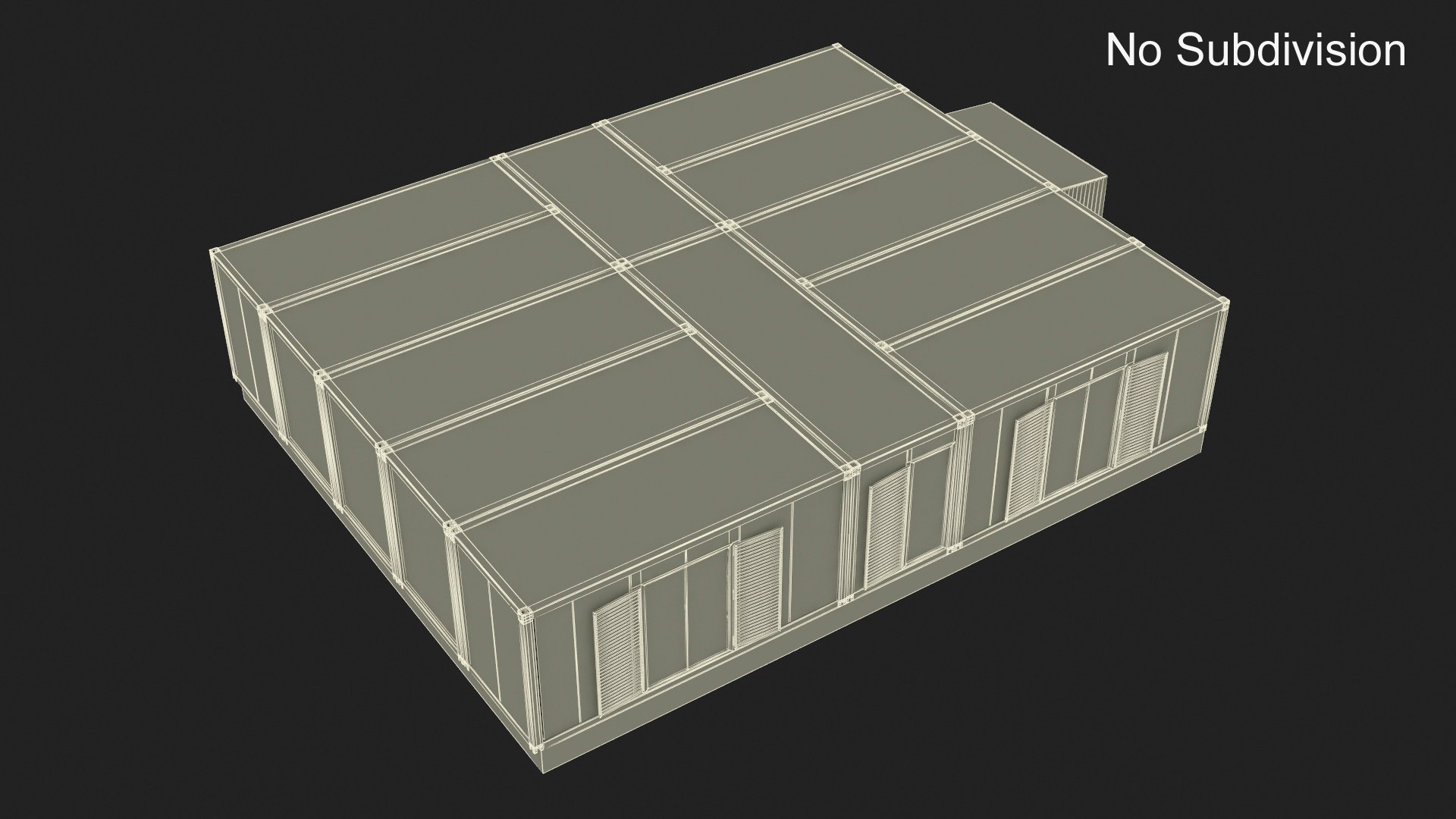 Mobile Modular Container Clinic Model - TurboSquid 2268686