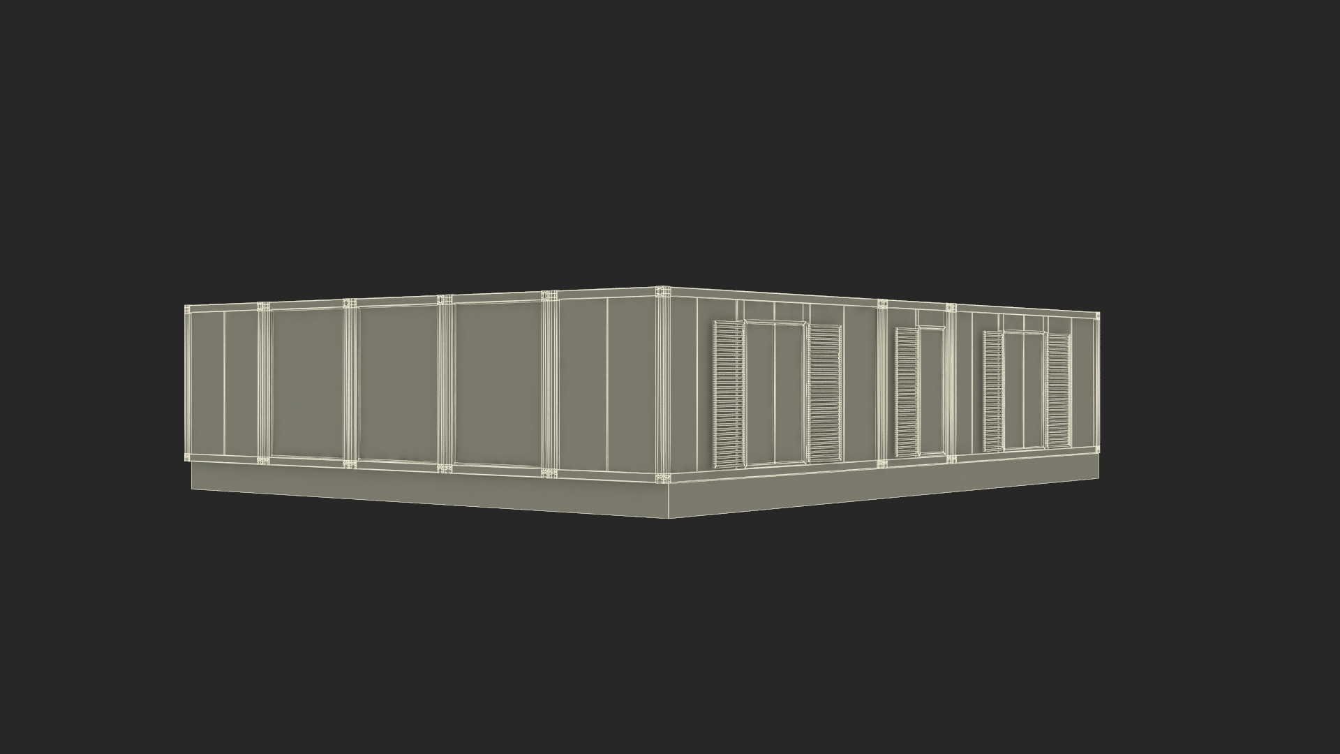Mobile Modular Container Clinic Model - TurboSquid 2268686
